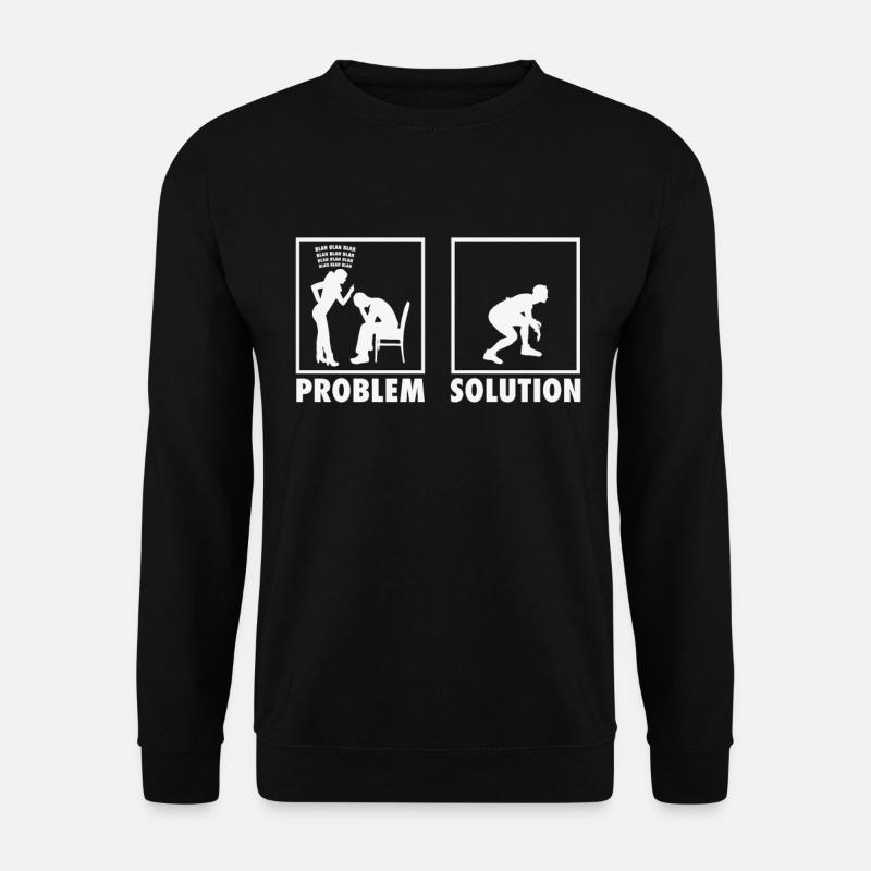 Wrestling Wrestlers Statement Problem Solution. - Unisex Pullover - Schwarz