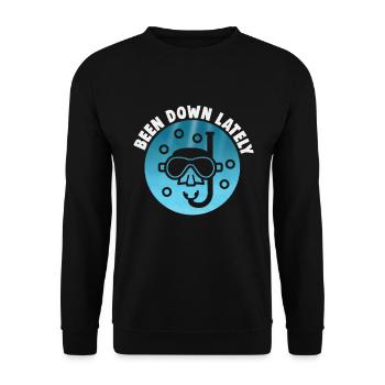 Instructeur de conception de plongée sous-marine Snorkeling - Sweat-shirt Unisexe - noir - Devant - Alina (178cm) & Michal (187cm)