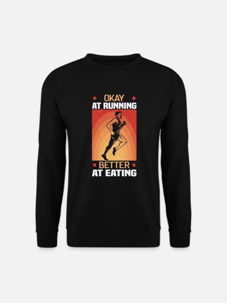 Running Marathon Runner Running - Unisex Sweatshirt - black