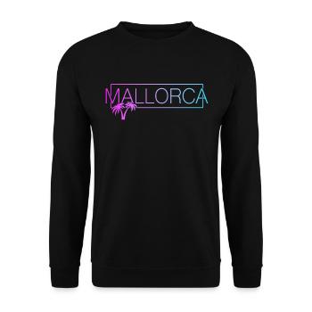 Majorca - Unisex Sweatshirt - black - Front - Alina (178cm) & Michal (187cm)