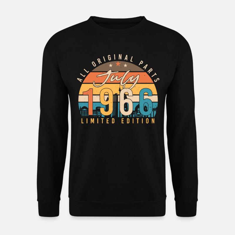 Born in July 1966 - Unisex Sweatshirt - black