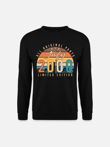 2000 July Retro - Unisex Sweatshirt - black