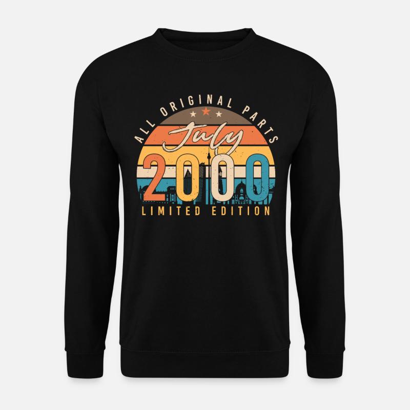 2000 Juillet Rétro - Sweat-shirt Unisexe - noir