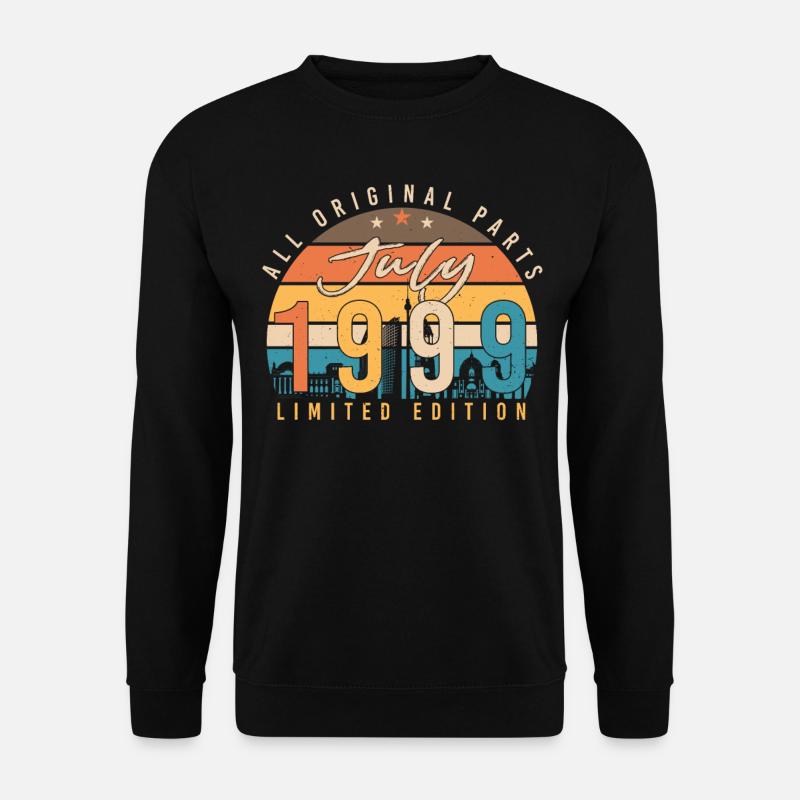 1999 Juillet Rétro - Sweat-shirt Unisexe - noir