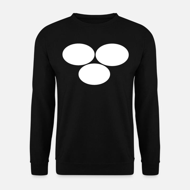 Trois points blancs - Sweat-shirt Unisexe - noir