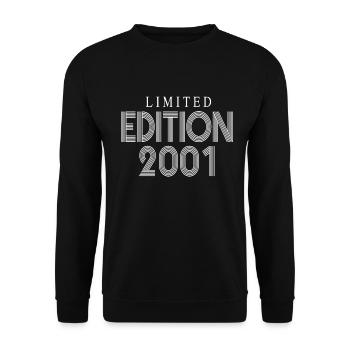 Limited Edition 2001 - Unisex Pullover - Schwarz - Vorne - Alina (178cm) & Michal (187cm)