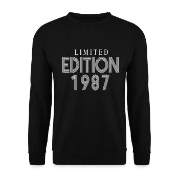 Limited Edition 1987 - Unisex Pullover - Schwarz - Vorne - Alina (178cm) & Michal (187cm)