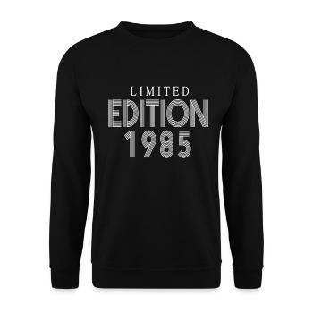 Édition limitée 1985 - Sweat-shirt Unisexe - noir - Devant - Alina (178cm) & Michal (187cm)