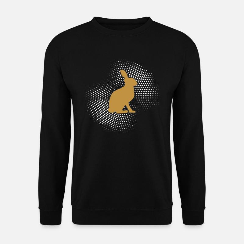 Hase - Unisex Pullover - Schwarz