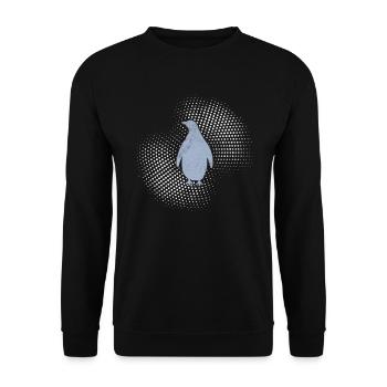 Pingouin - Sweat-shirt Unisexe - noir - Devant - Alina (178cm) & Michal (187cm)