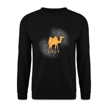 Camel - Unisex Sweatshirt - black - Front - Alina (178cm) & Michal (187cm)