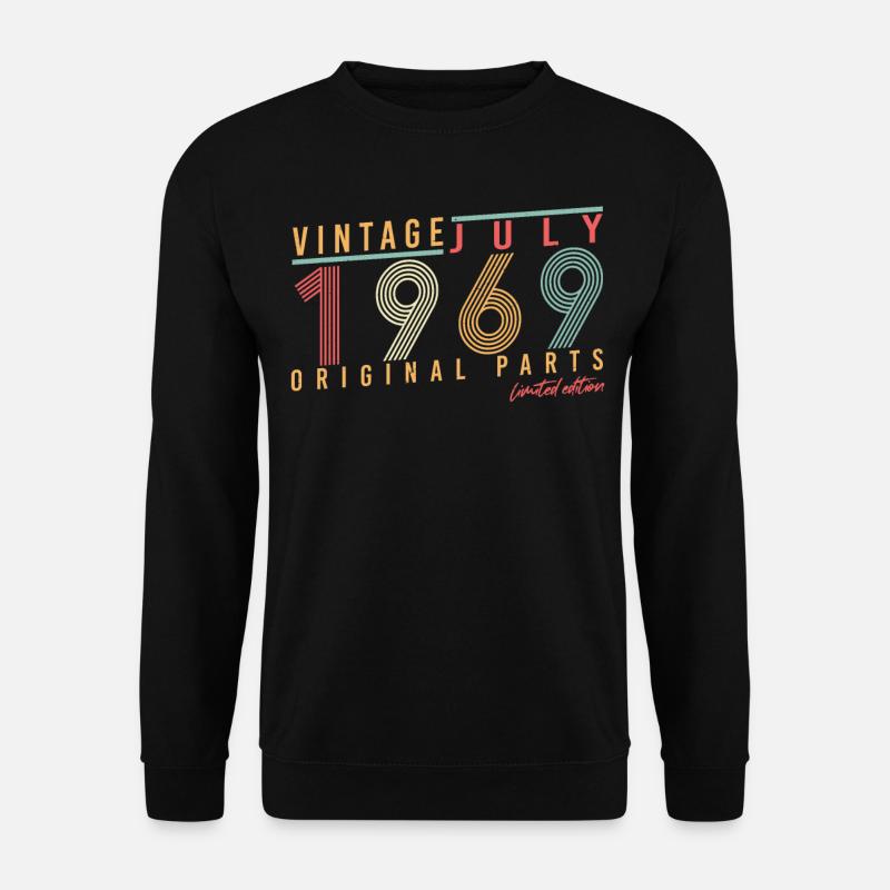 1969 Juli Limitierte Edition - Unisex Pullover - Schwarz