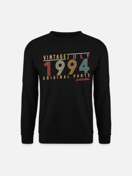 Baujahr 1994 Im Juli - Unisex Pullover - Schwarz