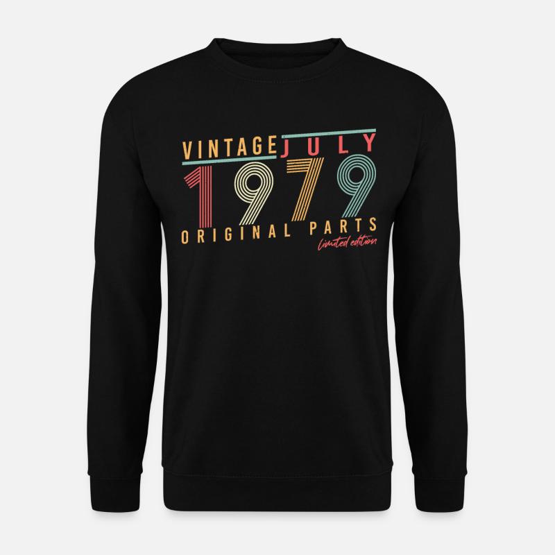 Original Juli 1979 - Unisex Pullover - Schwarz