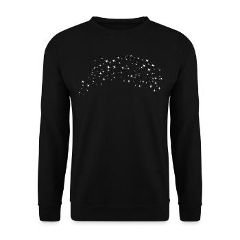 White Star Bogey In The Night - Unisex Sweatshirt - black - Front - Alina (178cm) & Michal (187cm)