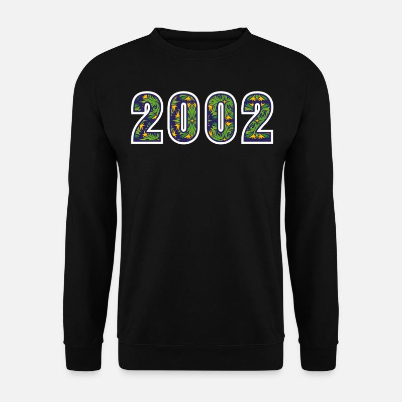 2002 Year Green - Unisex Sweatshirt - black