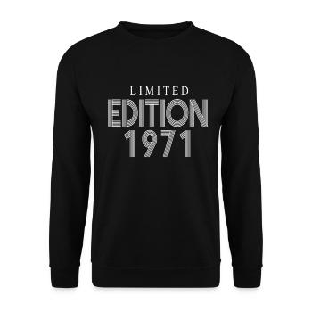 Édition limitée 1971 - Sweat-shirt Unisexe - noir - Devant - Alina (178cm) & Michal (187cm)
