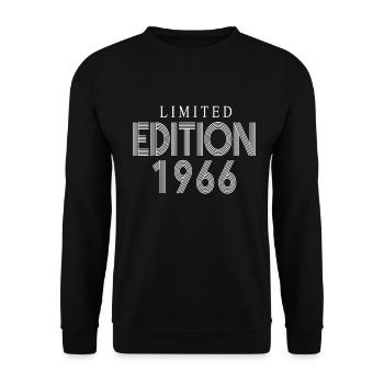Limited Edition 1966 - Unisex Pullover - Schwarz - Vorne - Alina (178cm) & Michal (187cm)