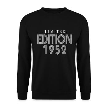 Limited Edition 1952 - Unisex Pullover - Schwarz - Vorne - Alina (178cm) & Michal (187cm)
