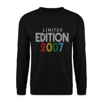 Limited Edition 2007 - Unisex Pullover - Schwarz - Vorne - Alina (178cm) & Michal (187cm)
