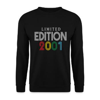 Limited Edition 2001 - Unisex Pullover - Schwarz - Vorne - Alina (178cm) & Michal (187cm)