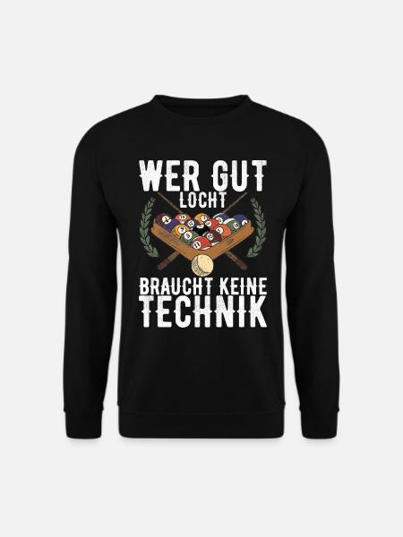 Pool Billard - Unisex Pullover - Schwarz