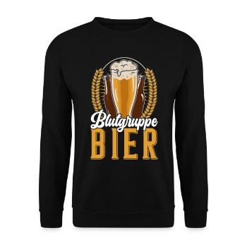 Bierbrauen Bierbrauer - Unisex Pullover - Schwarz - Vorne - Alina (178cm) & Michal (187cm)