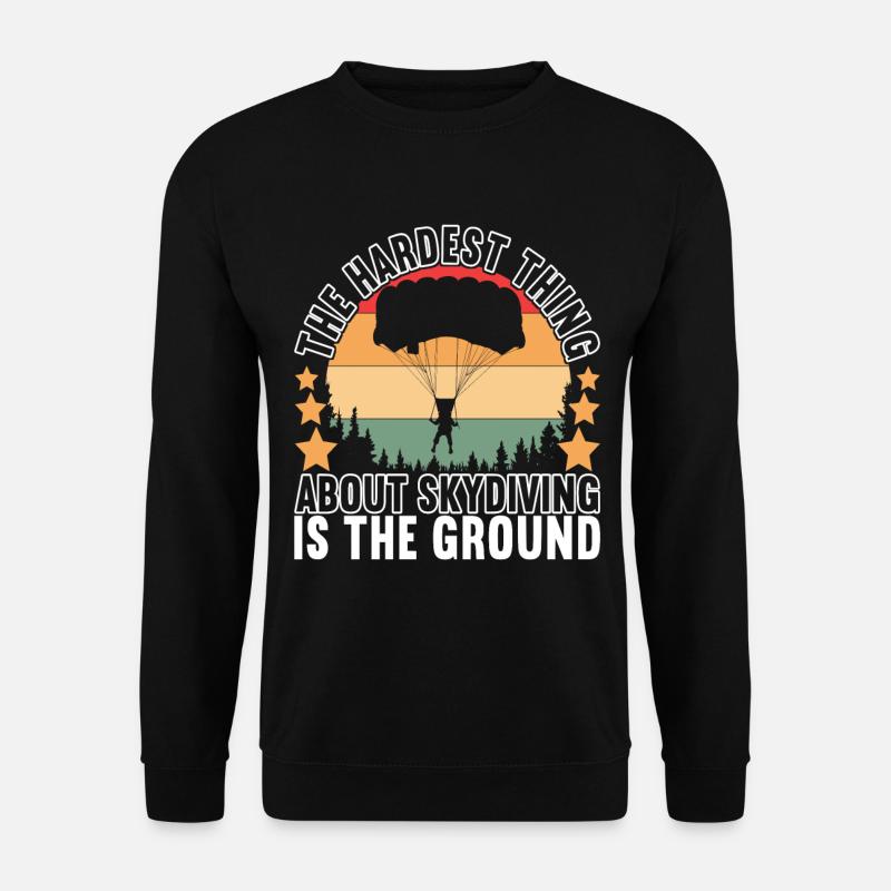 Parachute Skydiving - Unisex Sweatshirt - black