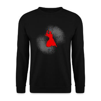Aikido - Unisex Pullover - Schwarz - Vorne - Alina (178cm) & Michal (187cm)
