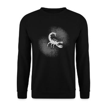 Scorpion - Unisex Sweatshirt - black - Front - Alina (178cm) & Michal (187cm)