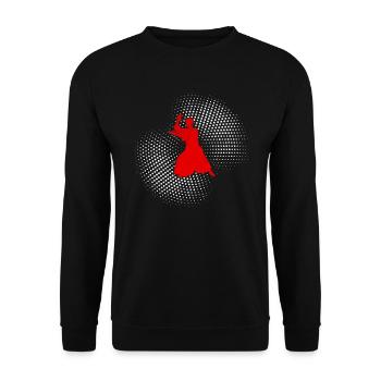 Aikido - Unisex Pullover - Schwarz - Vorne - Alina (178cm) & Michal (187cm)