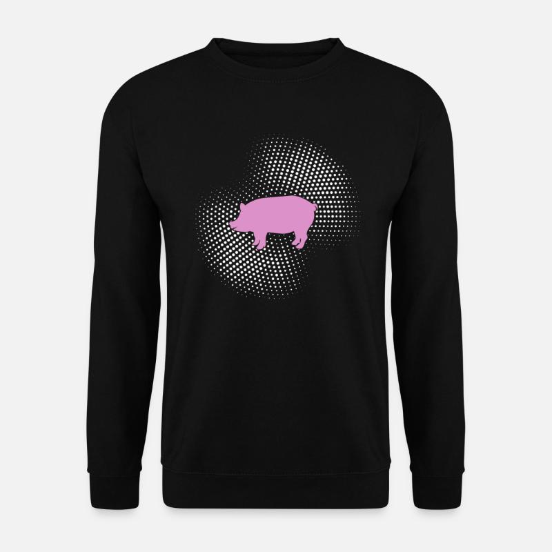 Schwein - Unisex Pullover - Schwarz