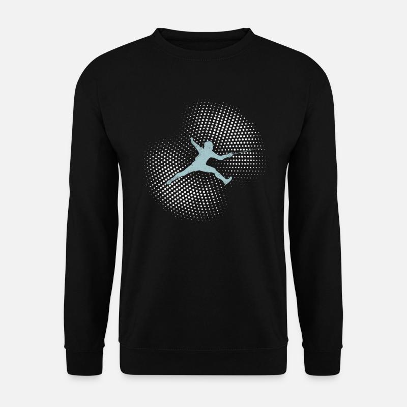 Fechten - Unisex Pullover - Schwarz