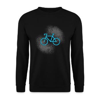 Bicycle - Unisex Sweatshirt - black - Front - Alina (178cm) & Michal (187cm)