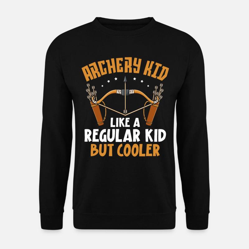 Archery Bow Archer Archery Kid - Unisex Pullover - Schwarz