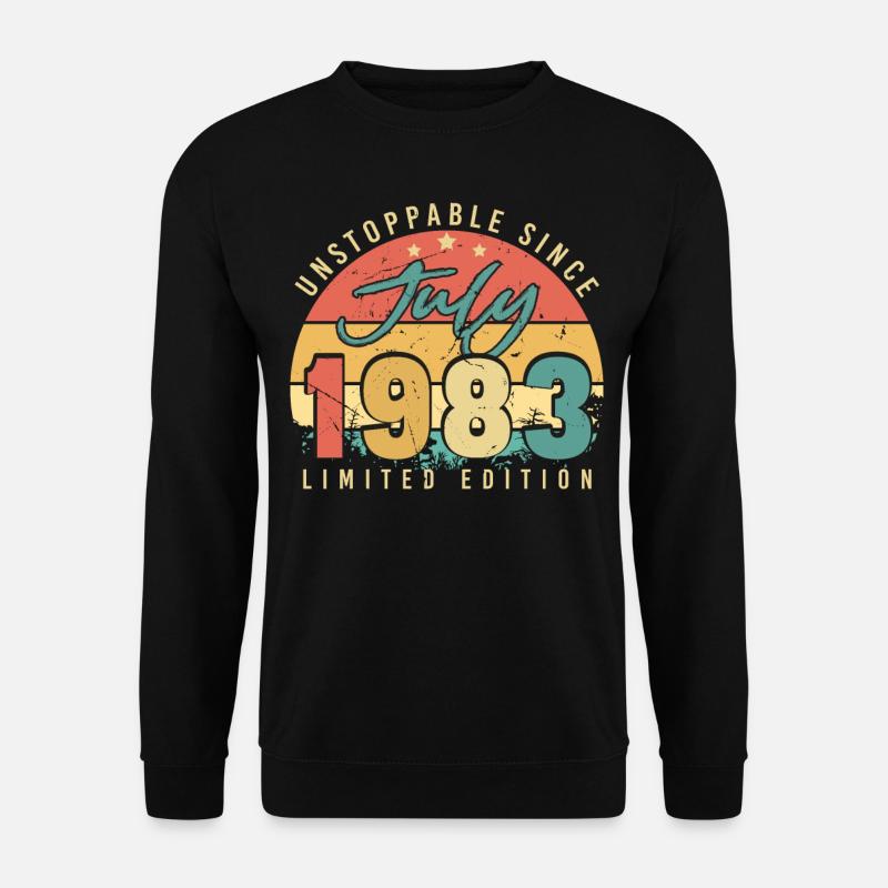 Retro July 1983 - Unisex Sweatshirt - black