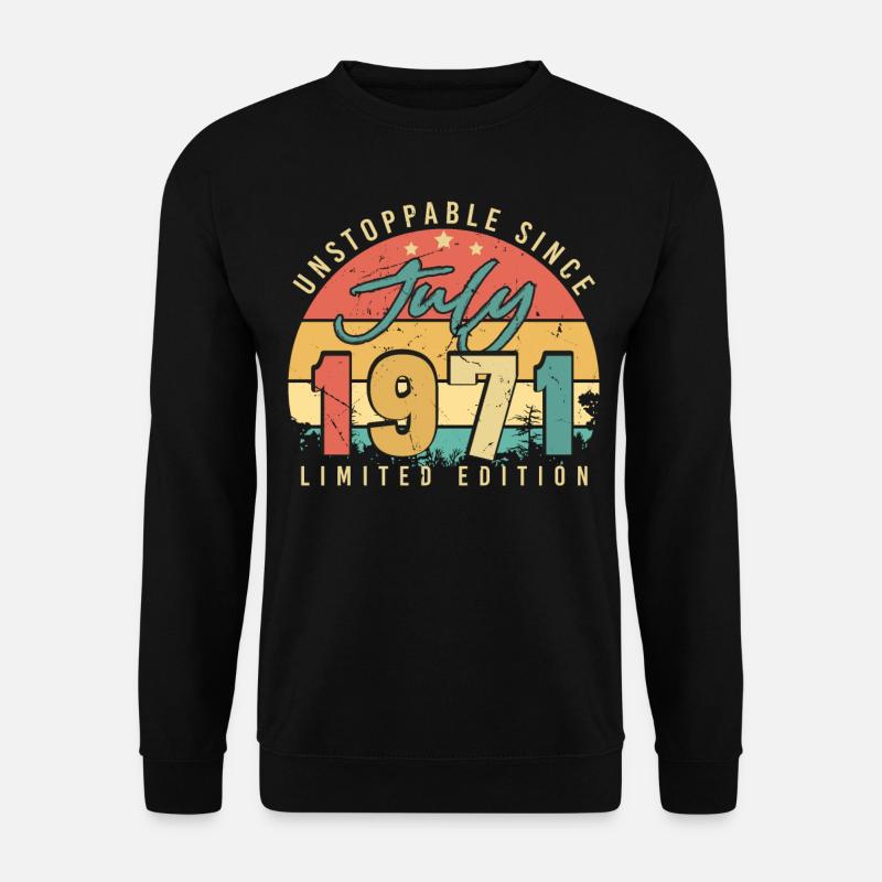 Limited Edition 1971 July - Unisex Sweatshirt - black