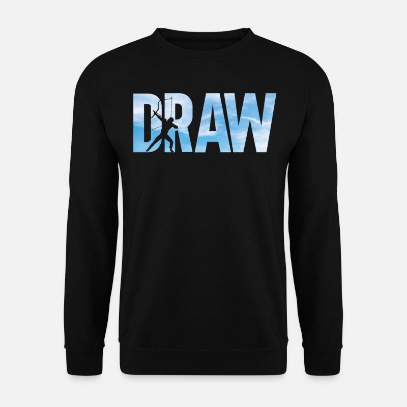 Archery Bow Archer Draw - Unisex Sweatshirt - black
