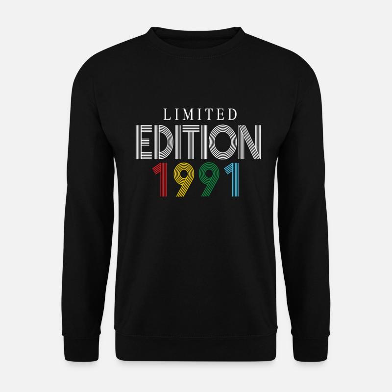 Limited Edition 1991 - Unisex Pullover - Schwarz