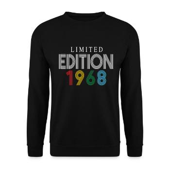 Limited Edition 1968 - Unisex Sweatshirt - black - Front - Alina (178cm) & Michal (187cm)