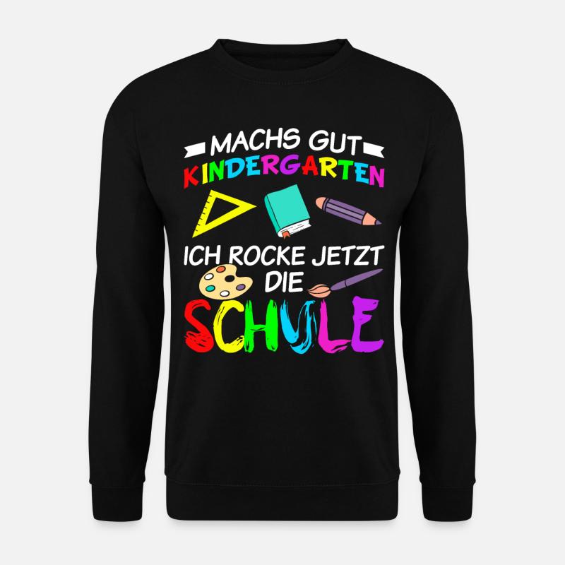 Einschulung Schule Einschulungsgeschenke - Unisex Pullover - Schwarz