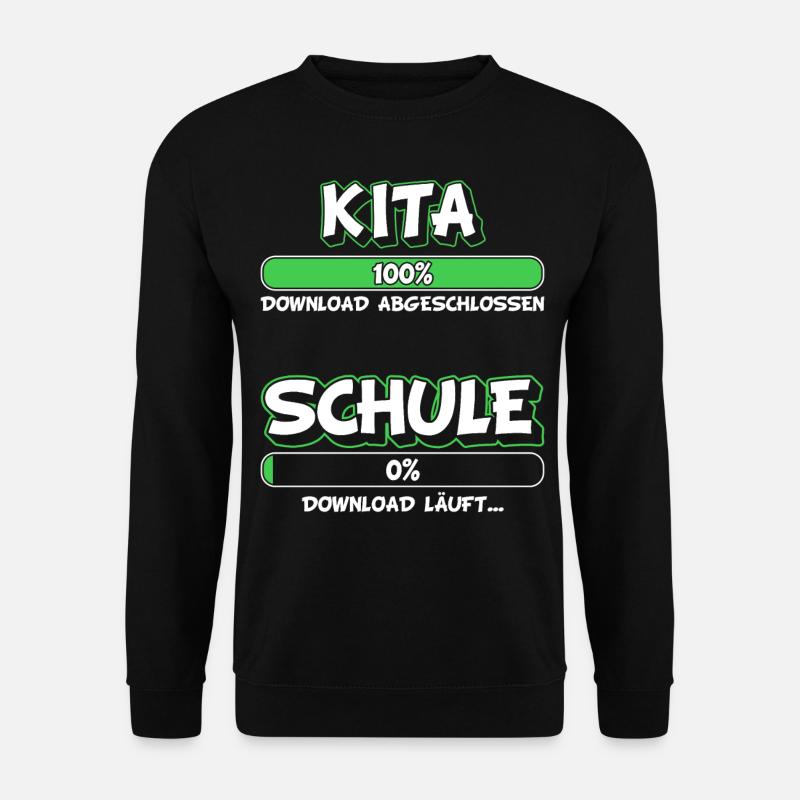 Einschulung Kita Schule Schulanfänger - Unisex Pullover - Schwarz
