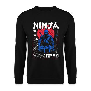 Ninja 5ème anniversaire - Sweat-shirt Unisexe - noir - Devant - Alina (178cm) & Michal (187cm)