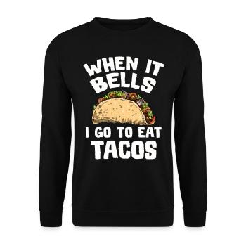 Taco Tuesday Torero Salsa Latino Mexikanisch Nacho - Unisex Pullover - Schwarz - Vorne - Alina (178cm) & Michal (187cm)