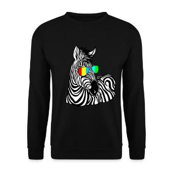 Autistic Autism Autism Awareness Day Asperger's Child - Unisex Sweatshirt - black - Front - Alina (178cm) & Michal (187cm)