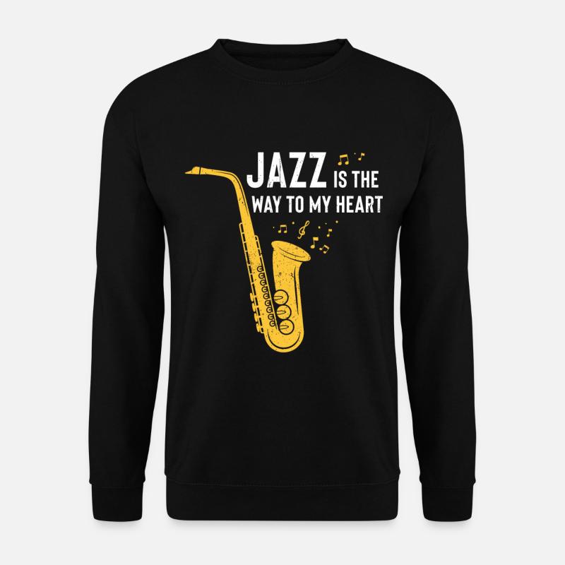 Jazz Tshirt - Unisex Sweatshirt - black