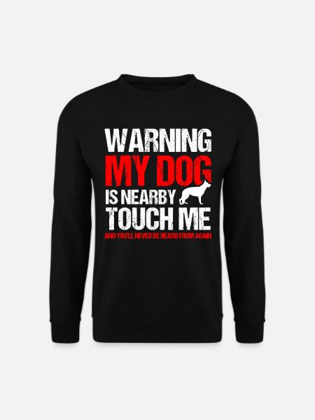 Deutscher Schäferhund Polizeihund Polizei Hund - Unisex Pullover - Schwarz