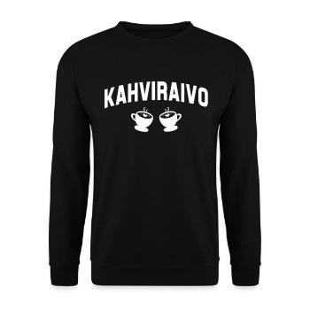 Finnland Geschenk Urlaub Lappland Heimat Finne - Unisex Pullover - Schwarz - Vorne - Alina (178cm) & Michal (187cm)