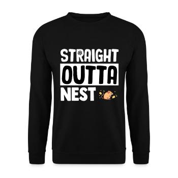Souris Souris Cadeau Rat Rongeur Souris Souris Lousemaus - Sweat-shirt Unisexe - noir - Devant - Alina (178cm) & Michal (187cm)