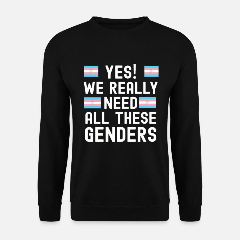 Transgender - Unisex Sweatshirt - black